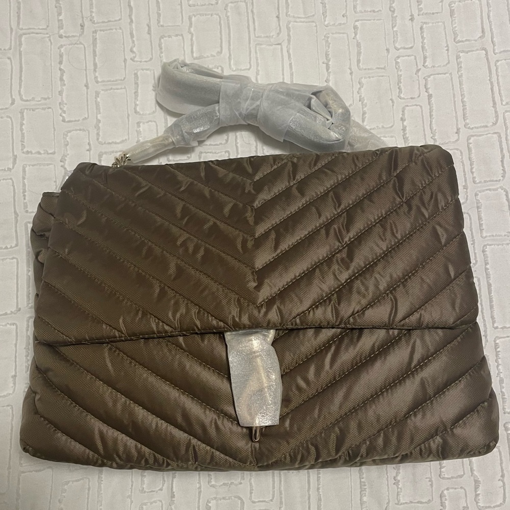 Rebecca Minkoff Edie Nylon Jumbo Flap Shoulder Crossbody - Military